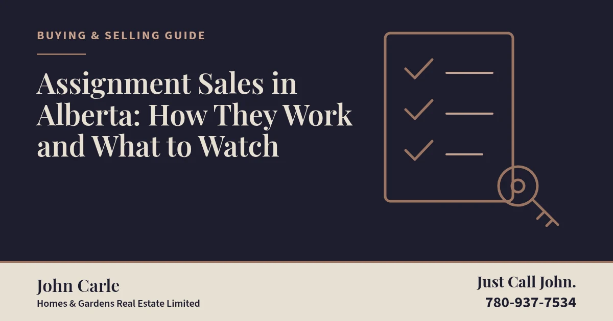 Assignment Sales in Alberta: How They Work and What to Watch on a branded card