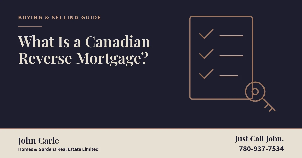 What Is a Canadian Reverse Mortgage? on a branded card