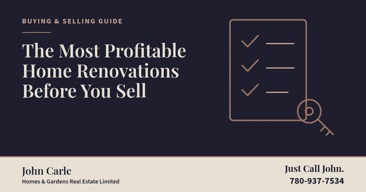 The Most Profitable Home Renovations Before You Sell on a branded card