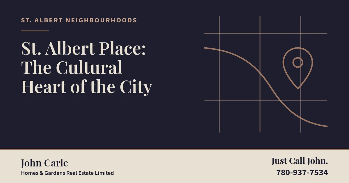 St. Albert Place: The Cultural Heart of the City on a branded card