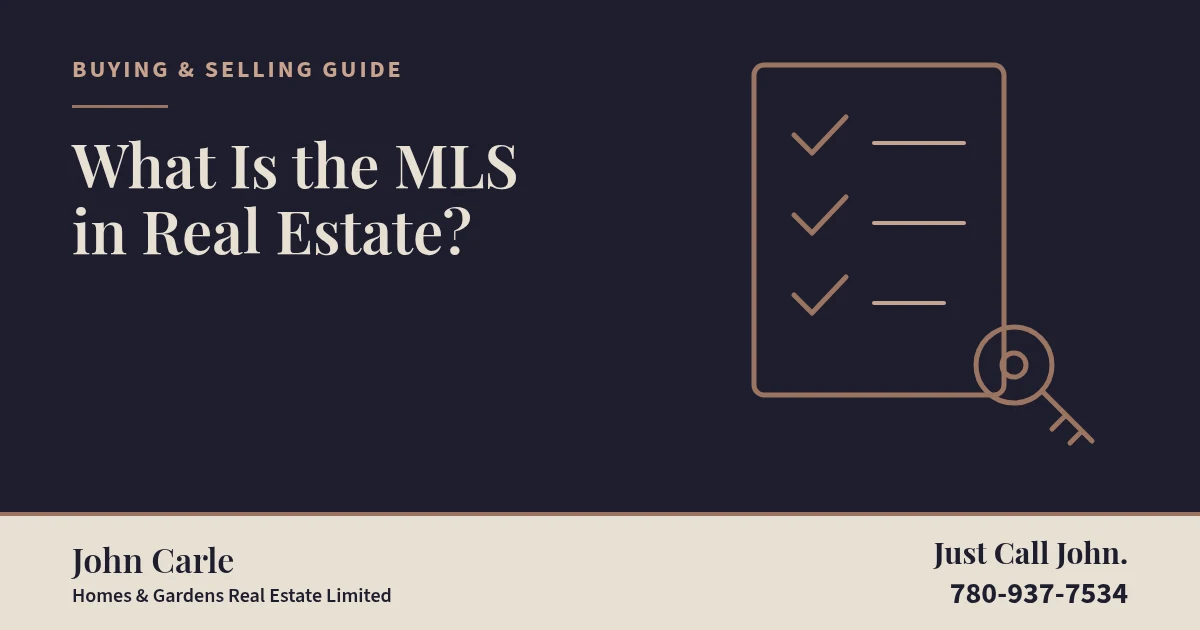 What Is the MLS in Real Estate? on a branded card